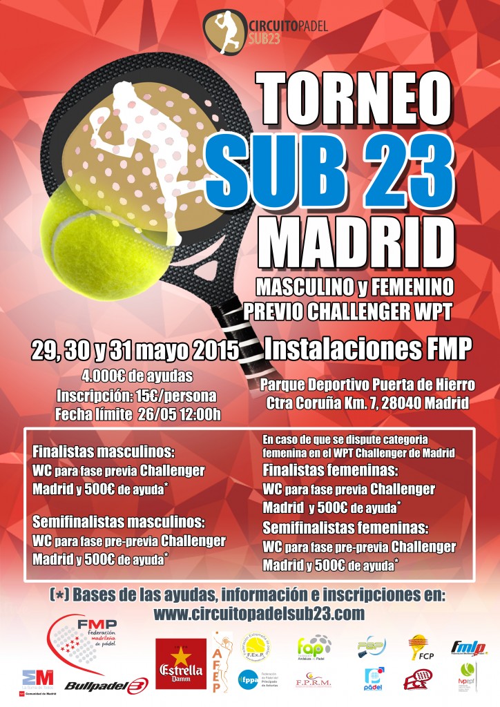 CARTEL SUB 23 MADRID